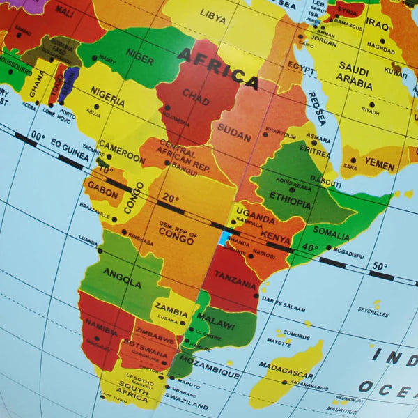 World Globe - Countries & Cities - 50cm Tiger Tribe