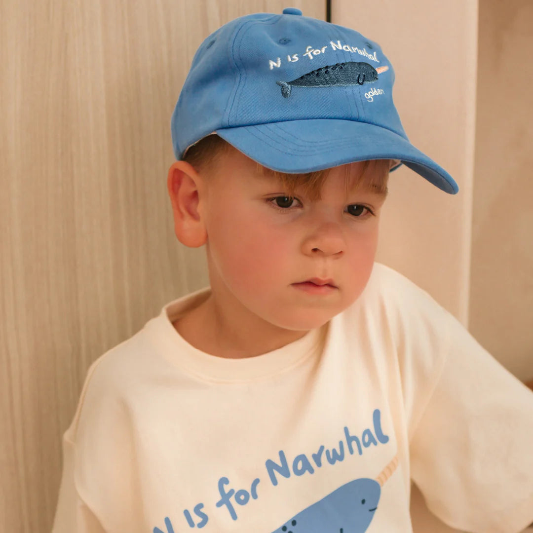 Golden Children Narwhal Cap Deep Sea Blue