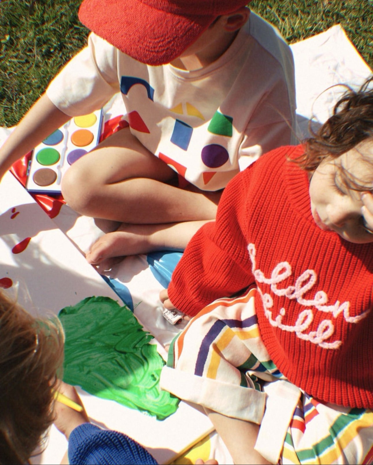 The Golden Child Knit Sweater - Electric