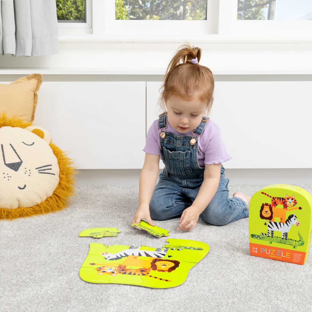 Mini Puzzle 12 pc - Jungle Friends by Crocodile Creek