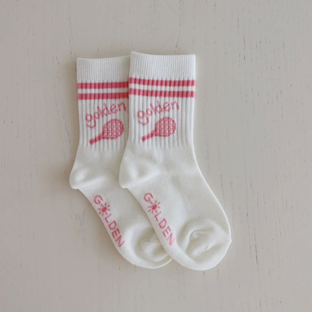 Golden Children Retro Girl Socks Vanilla / Bubblegum