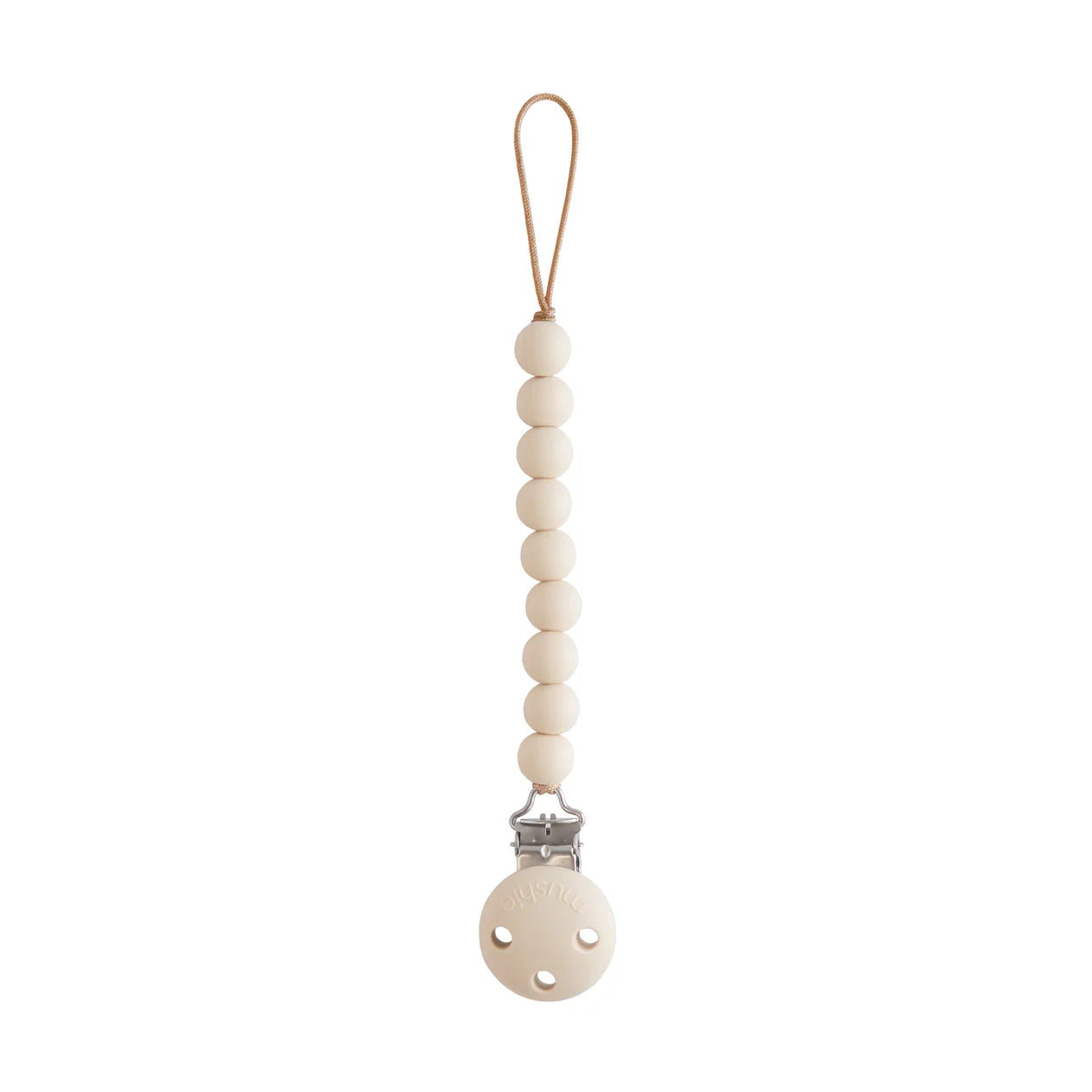 Mushie Silicone Pacifier Clip