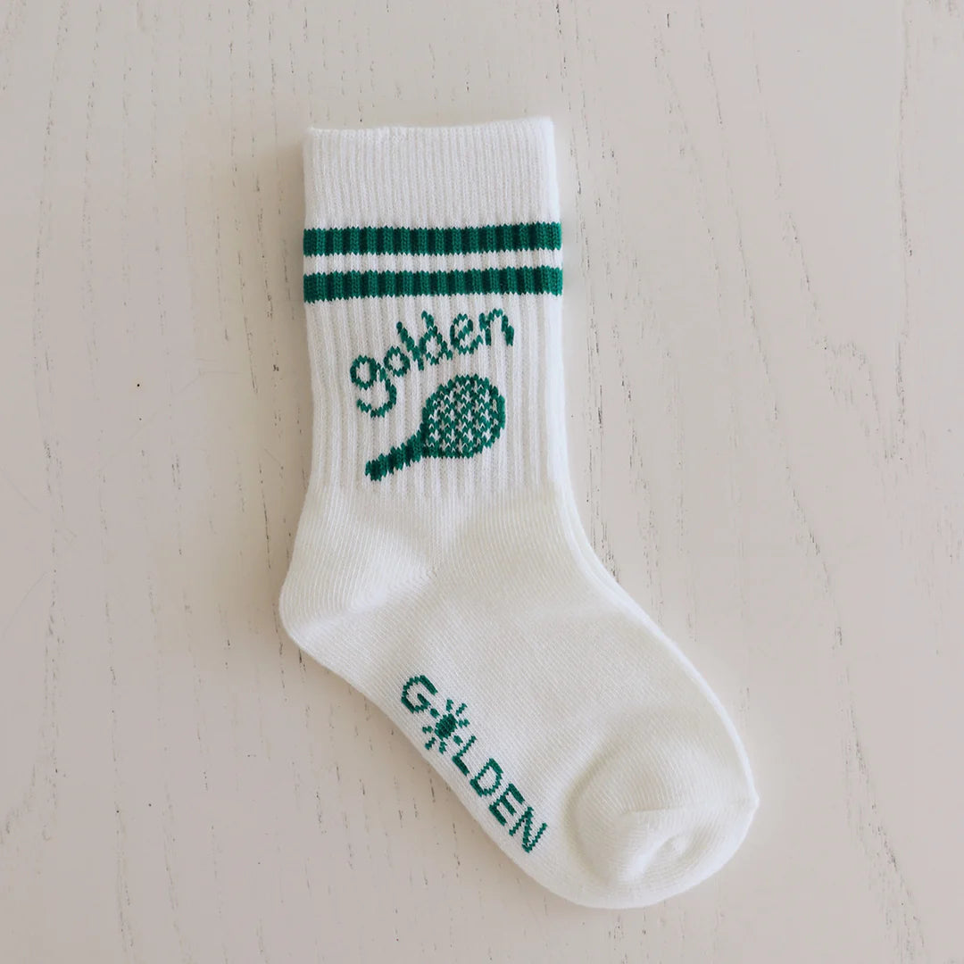 Golden Children Retro Boy Socks Vanilla / Green