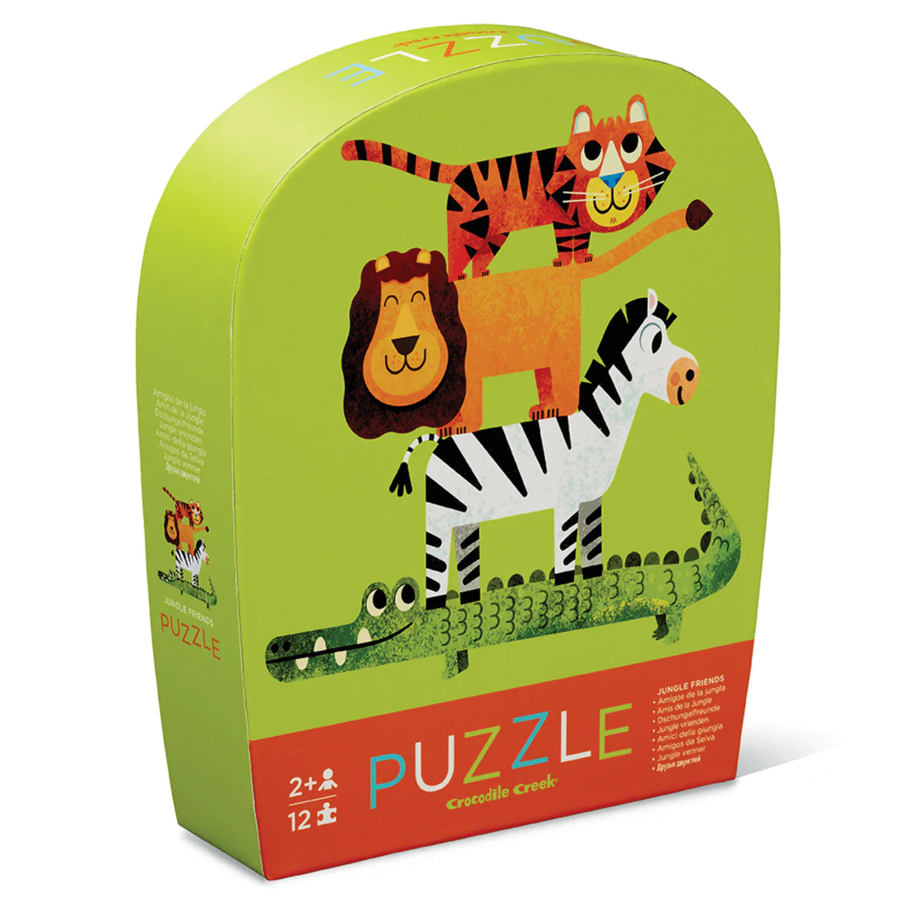 Mini Puzzle 12 pc - Jungle Friends by Crocodile Creek