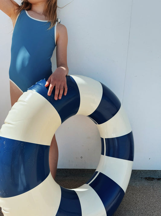 Petites Pommes Swim Ring Cannes Blue