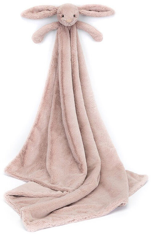 Jellycat Bashful Luxe Bunny Rosa Blankie