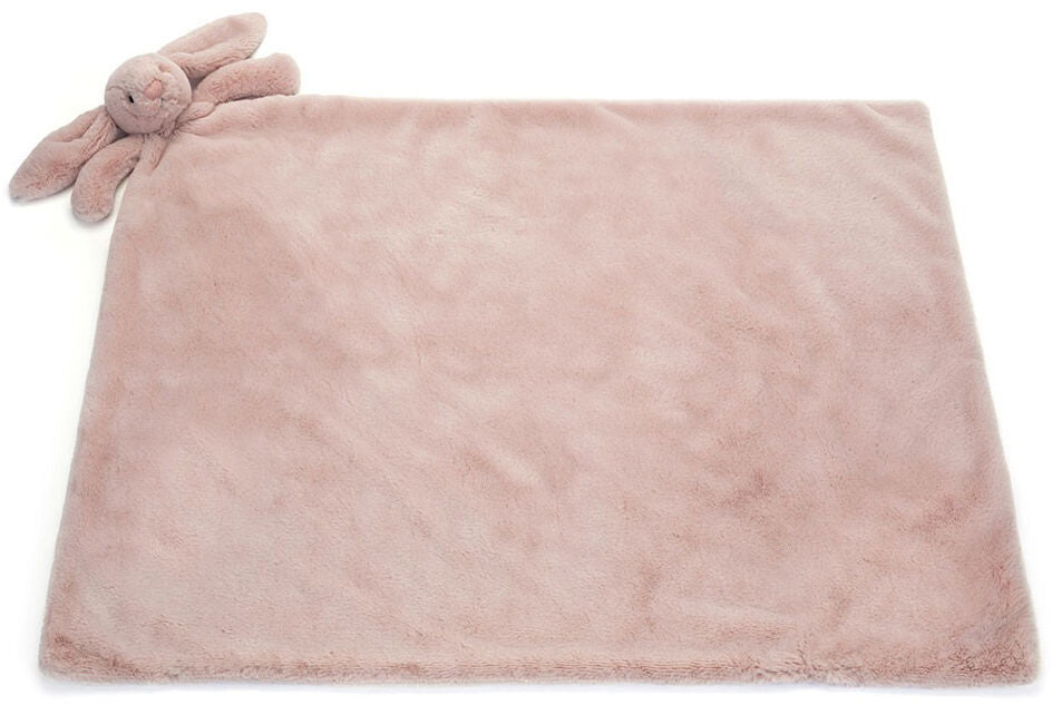 Jellycat Bashful Luxe Bunny Rosa Blankie
