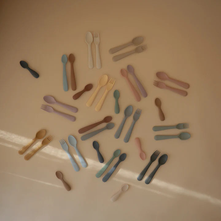 Mushie Silicone Feeding Spoons