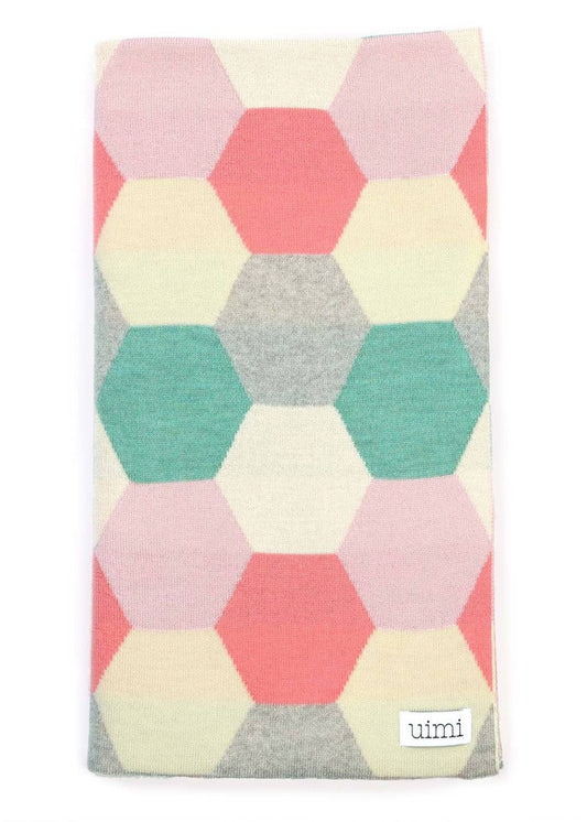 Uimi Honey Double Sided Hexagon - Peony