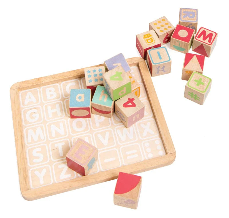 ABC Wooden Blocks by Petilou