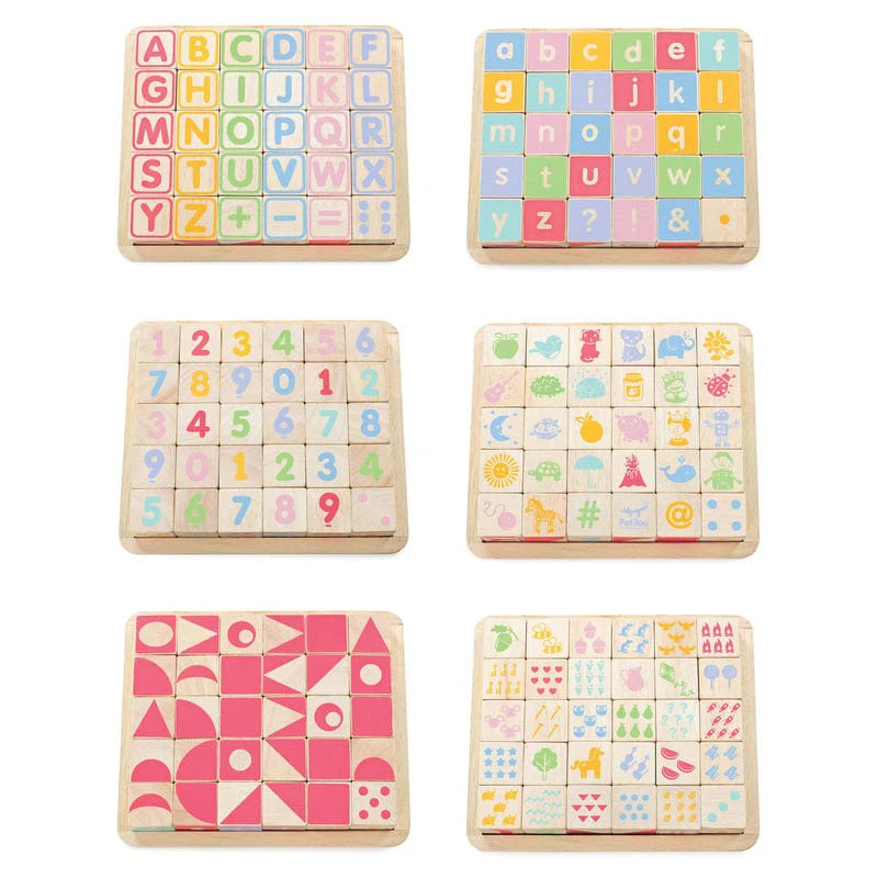 ABC Wooden Blocks by Petilou