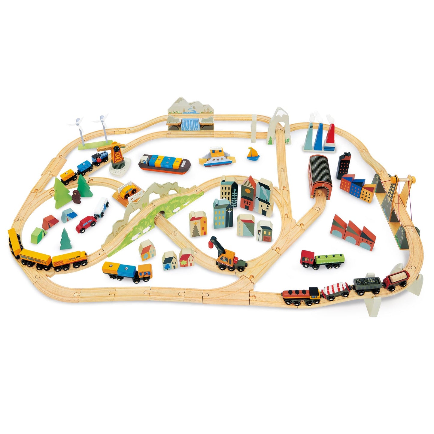 Tender Leaf Mountain View Train Set