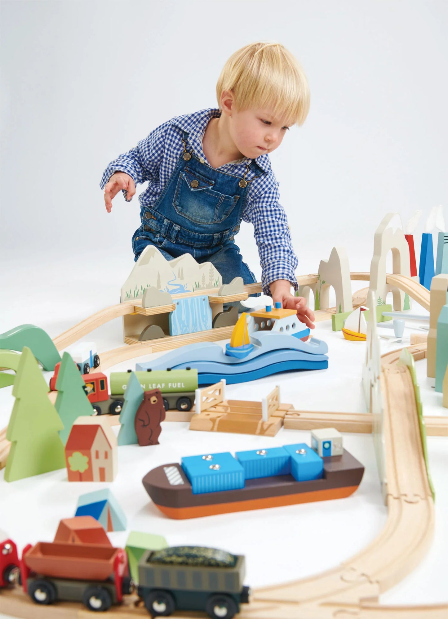 Tender Leaf Mountain View Train Set