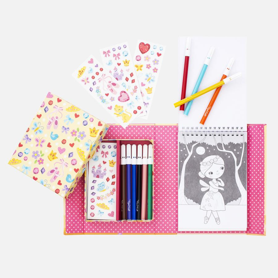 Colouring Set - Ballet - by Tiger Tribe