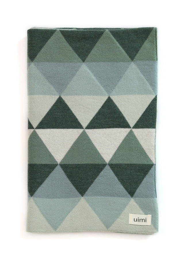 UIMI | Indiana Merino Wool Blanket - Lagoon